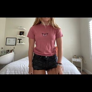 Brandy Melville Butterfly Tee
